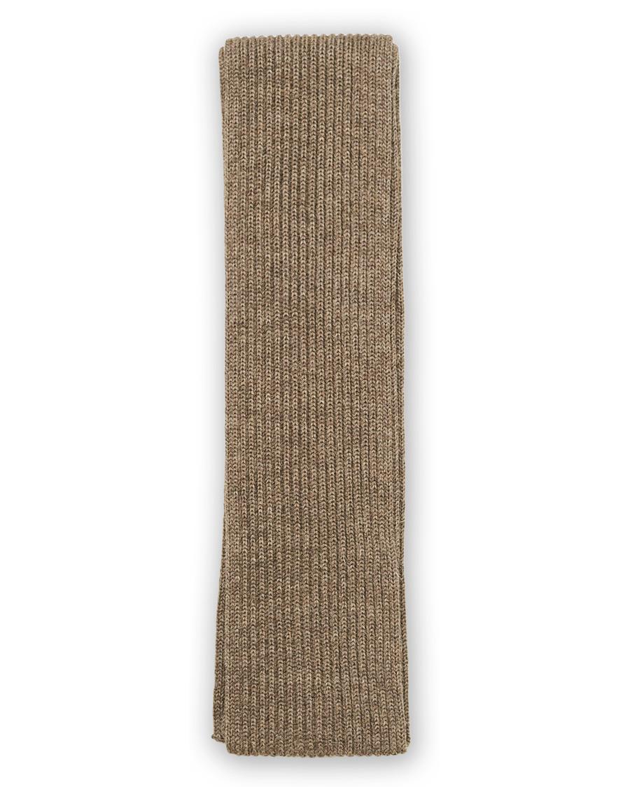 Herren | Andersen-Andersen Merino Wool Scarf Natural Taupe | Andersen-Andersen | Merino Wool Scarf Natural Taupe