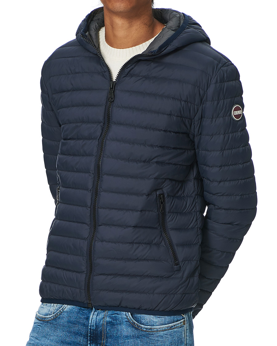 Herren | Jacken | Colmar | Repunk Lightweight Down Hooded Jacket Navy