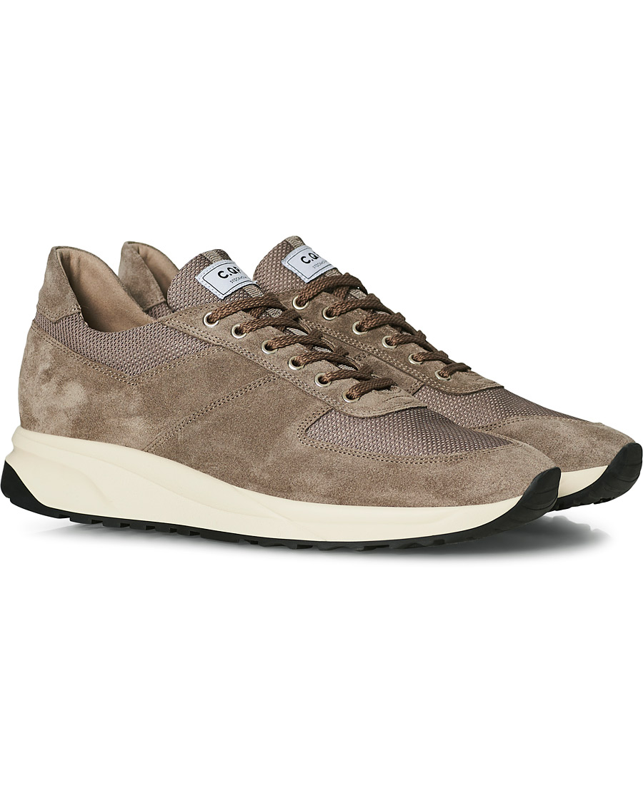 Herren | C.QP Stride Suede/Mesh Running Sneaker Cargo | CQP | C.QP Stride Suede/Mesh Running Sneaker Cargo