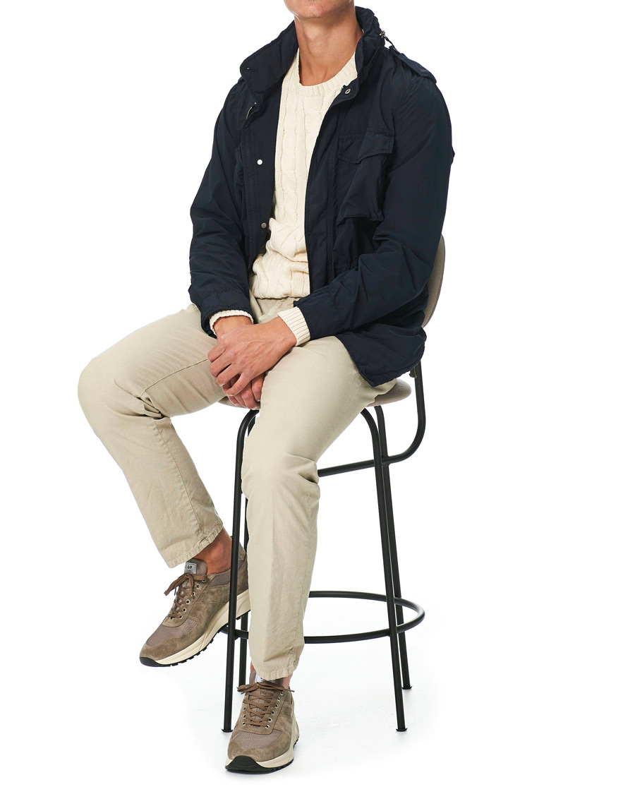 Herren | C.QP Stride Suede/Mesh Running Sneaker Cargo | CQP | C.QP Stride Suede/Mesh Running Sneaker Cargo