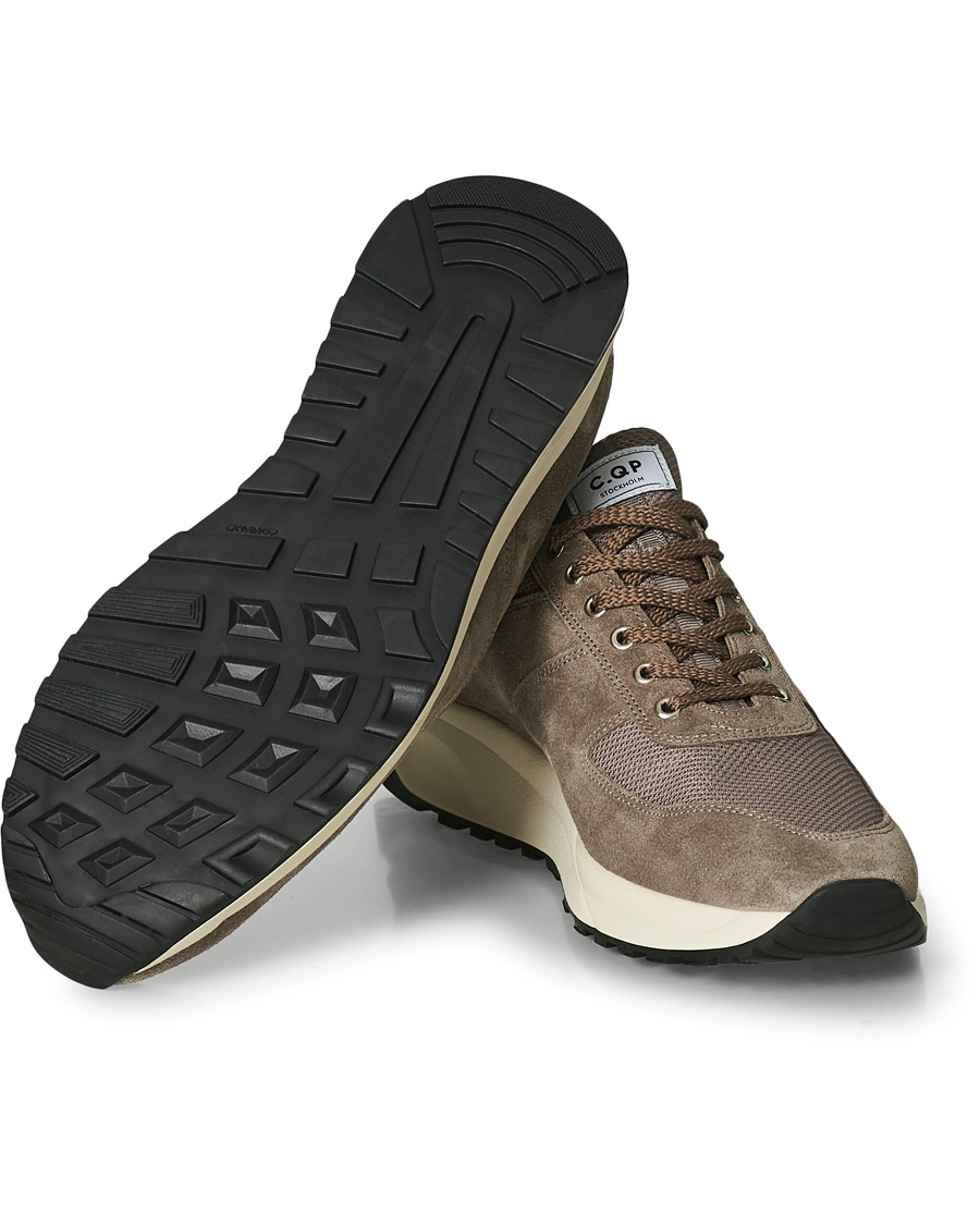 Herren | C.QP Stride Suede/Mesh Running Sneaker Cargo | CQP | C.QP Stride Suede/Mesh Running Sneaker Cargo