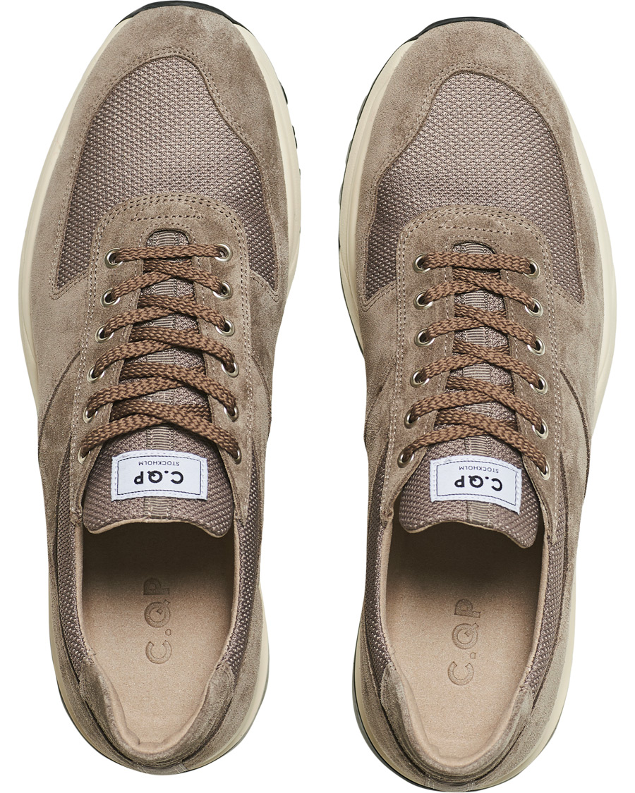 Herren | C.QP Stride Suede/Mesh Running Sneaker Cargo | CQP | C.QP Stride Suede/Mesh Running Sneaker Cargo