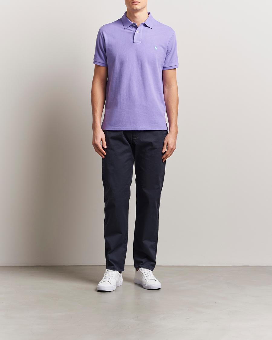 Herren | Poloshirts | Polo Ralph Lauren | Custom Slim Fit Polo Cactus Purple
