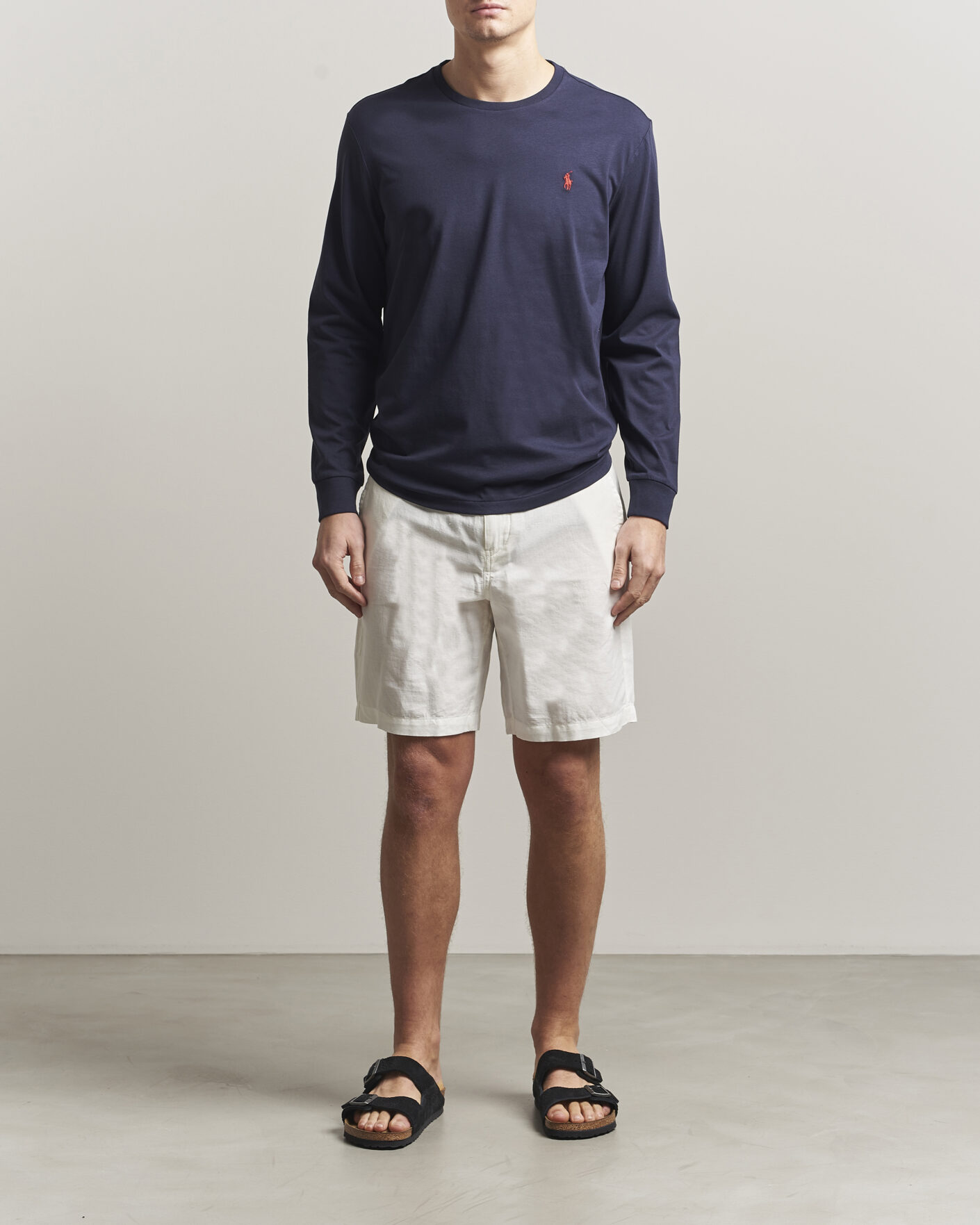 Herren | T-Shirts | Polo Ralph Lauren | Custom Slim Fit Long Sleeve Tee Ink