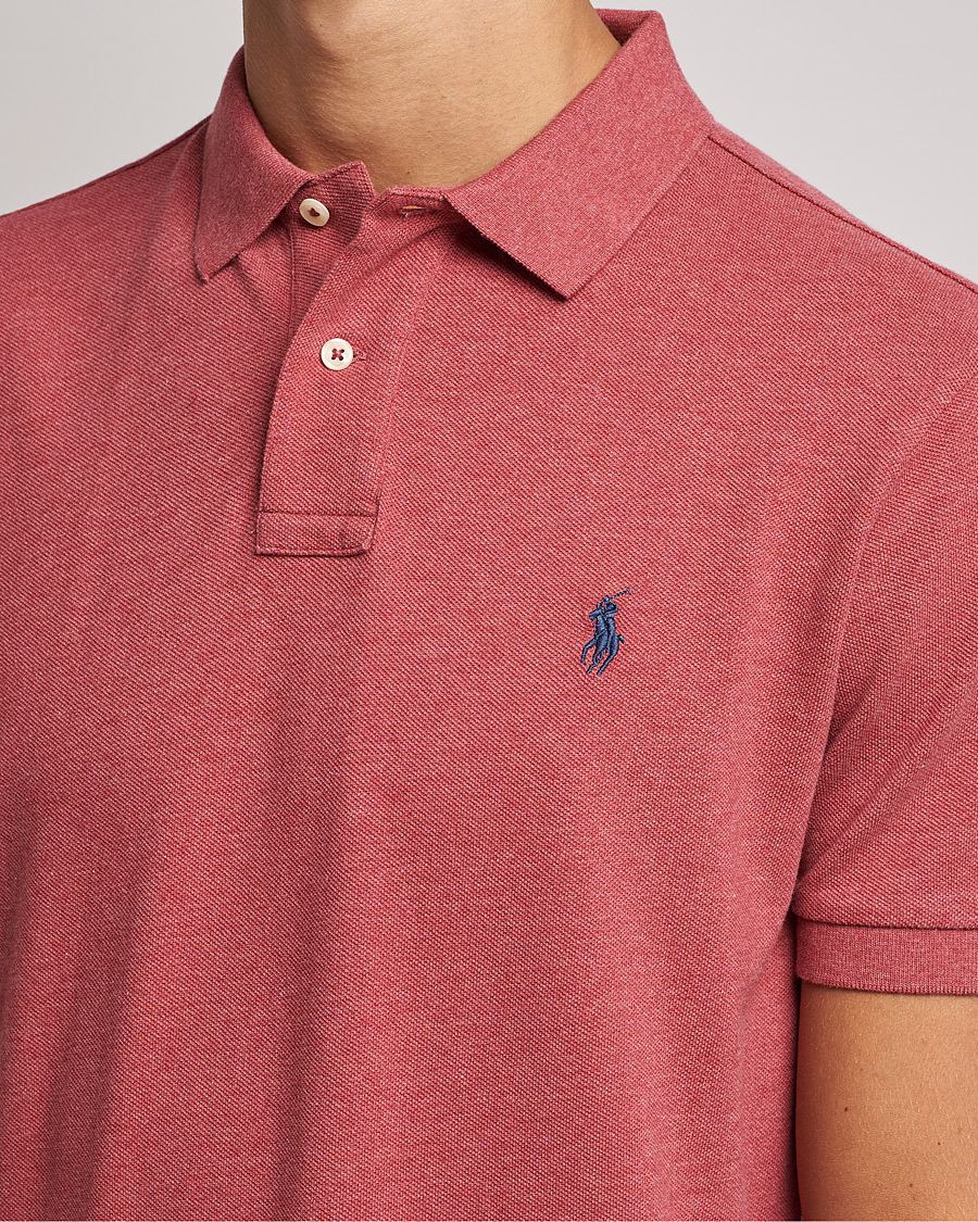 Herren | Poloshirts | Polo Ralph Lauren | Custom Slim Fit Polo Venetian Red Heather