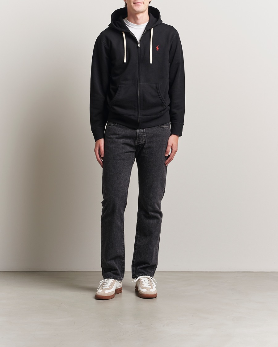 Herren | Pullover | Polo Ralph Lauren | Fleece Full Zip Hoodie Polo Black