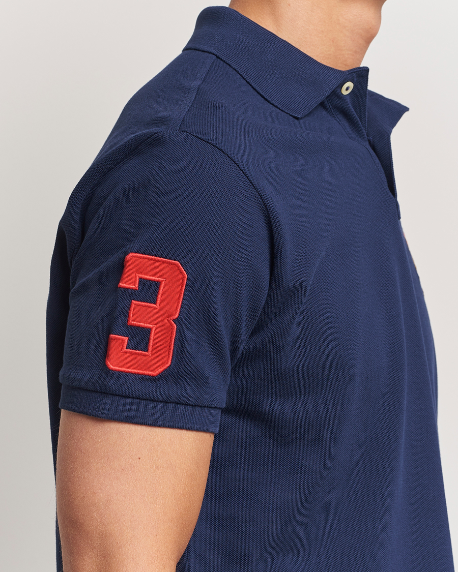Herren | Poloshirts | Polo Ralph Lauren | Custom Slim Fit Match Club Polo Newport Navy