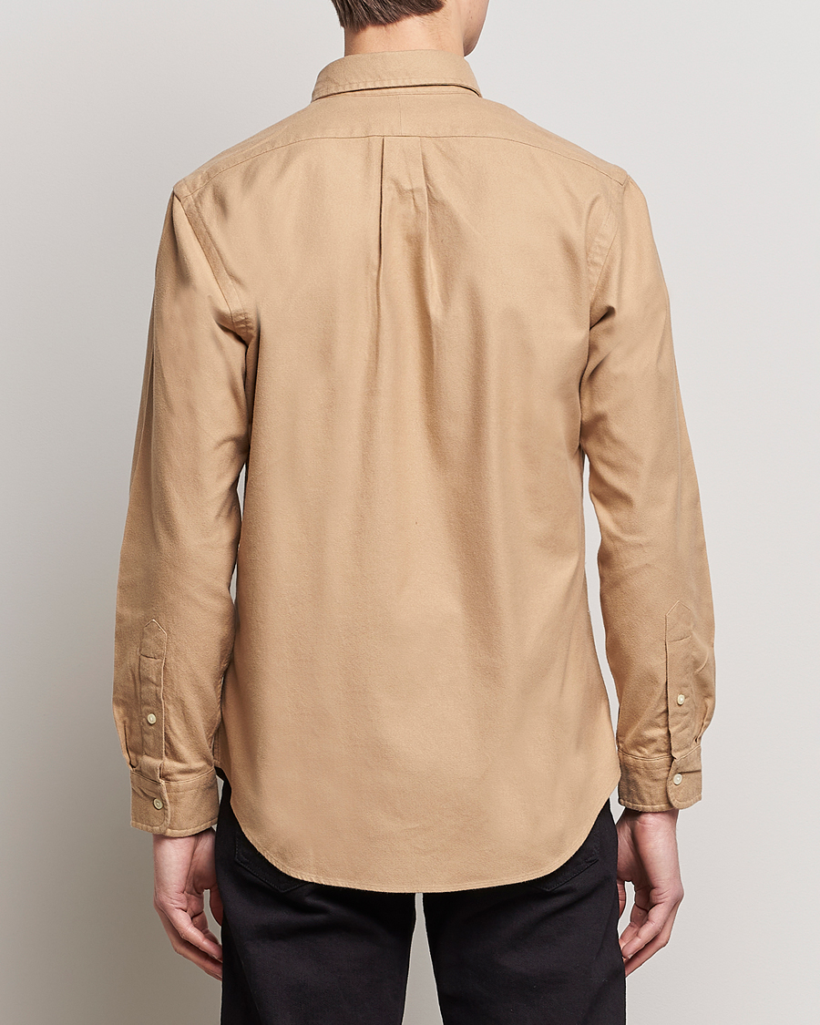 Herren | Hemden | Polo Ralph Lauren | Custom Fit Brushed Flannel Shirt Vintage Khaki