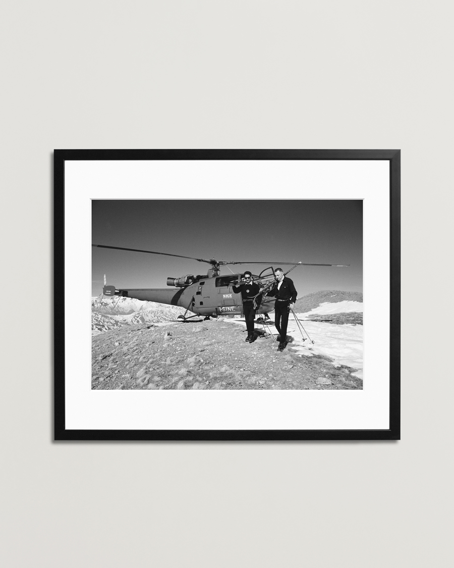 Herren | Bilder | Sonic Editions | Framed Agnelli Goes Skiing