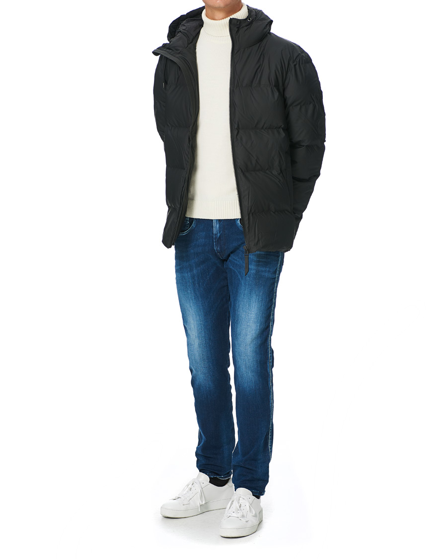 Herren | Jacken | RAINS | Waterproof Puffer Hooded Jacket Black