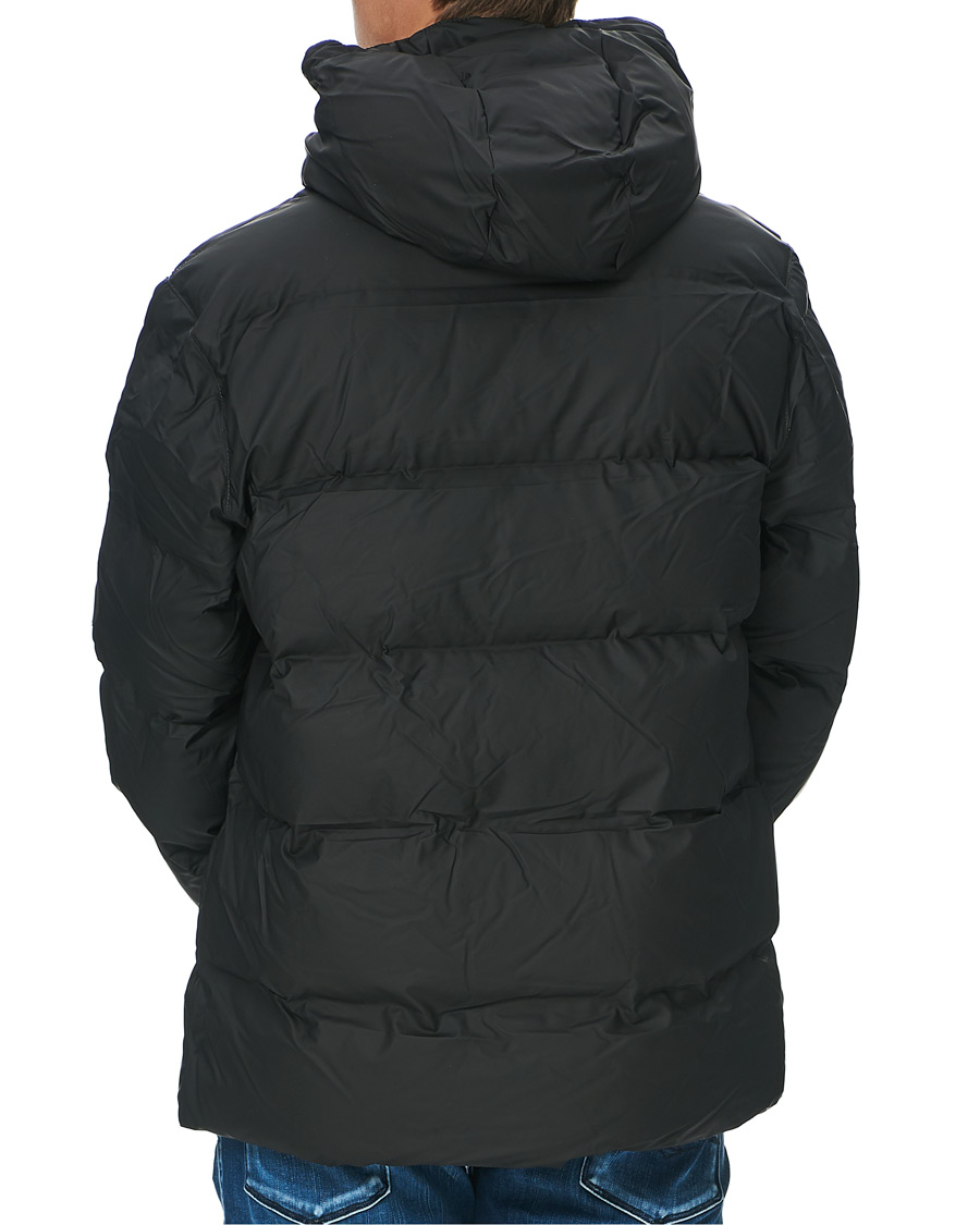 Herren | Jacken | RAINS | Waterproof Puffer Hooded Jacket Black