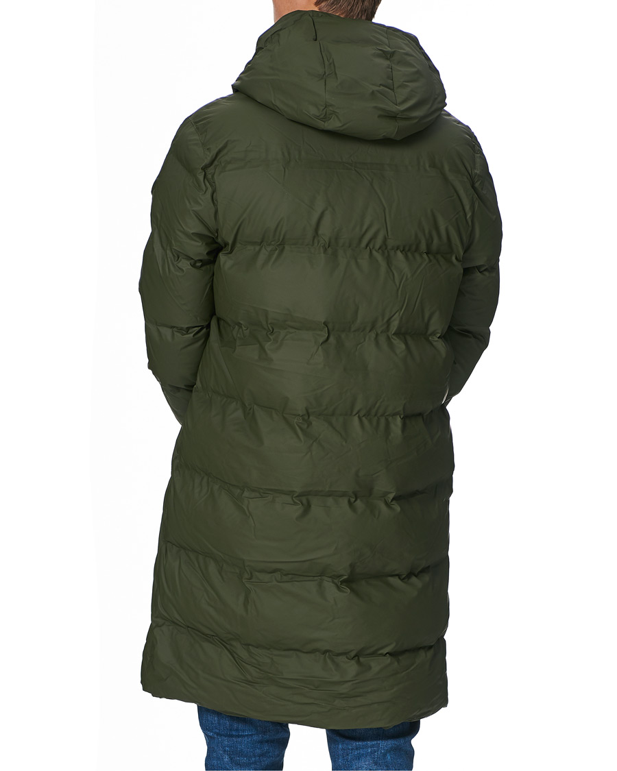 Herren | Jacken | RAINS | Waterproof Long Puffer Jacket Green