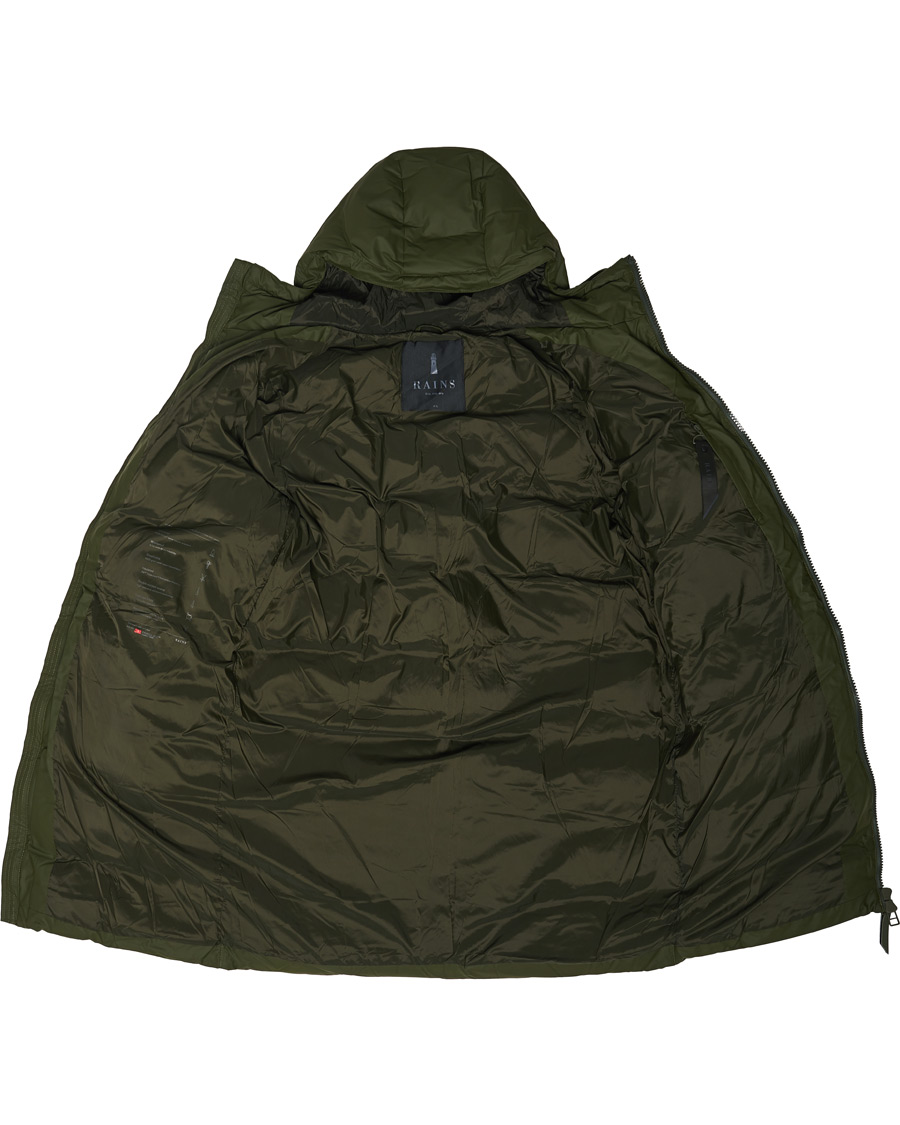 Herren | Jacken | RAINS | Waterproof Long Puffer Jacket Green