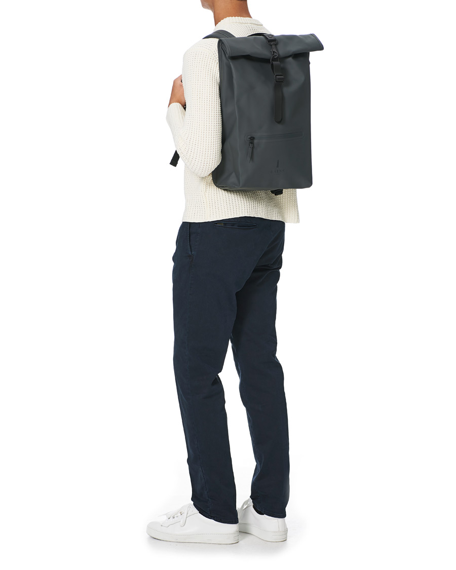 Herren | RAINS Rolltop Rucksack Slate Grey | RAINS | Rolltop Rucksack Slate Grey