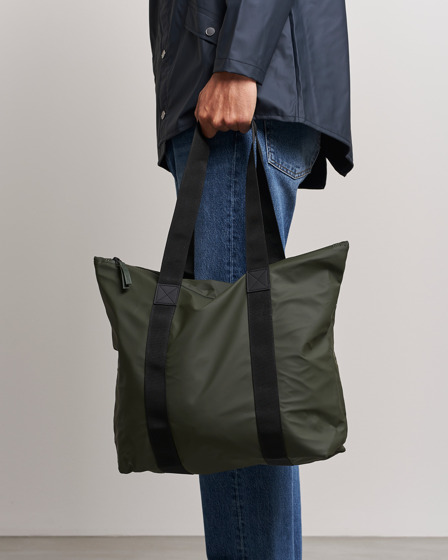 Herren | RAINS Tote Bag Rush Green | RAINS | Tote Bag Rush Green