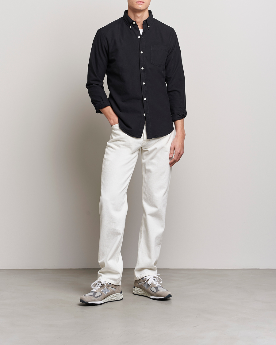 Herren | Hemden | Colorful Standard | Classic Organic Oxford Button Down Shirt Deep Black