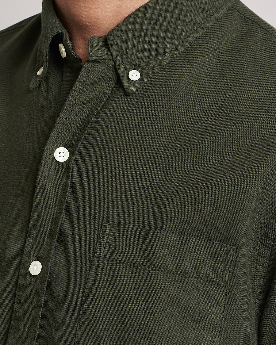 Herren | Hemden | Colorful Standard | Classic Organic Oxford Button Down Shirt Hunter Green