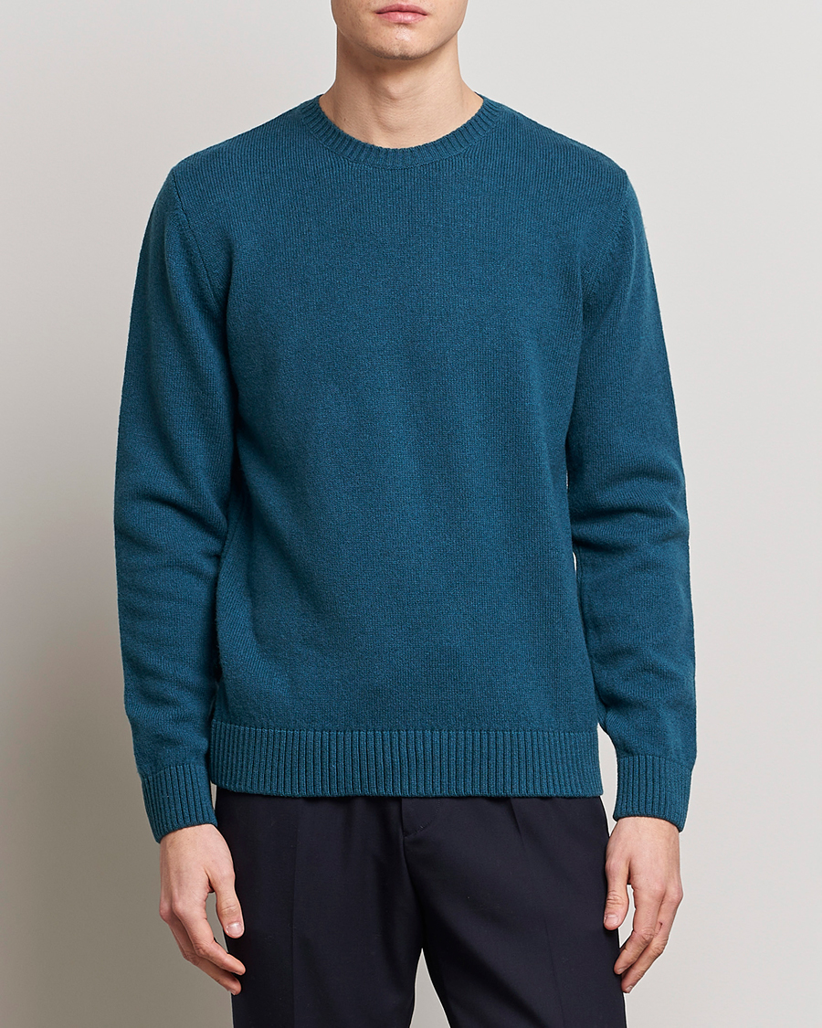 Herren | Strickpullover | Colorful Standard | Classic Merino Wool Crew Neck Ocean Green