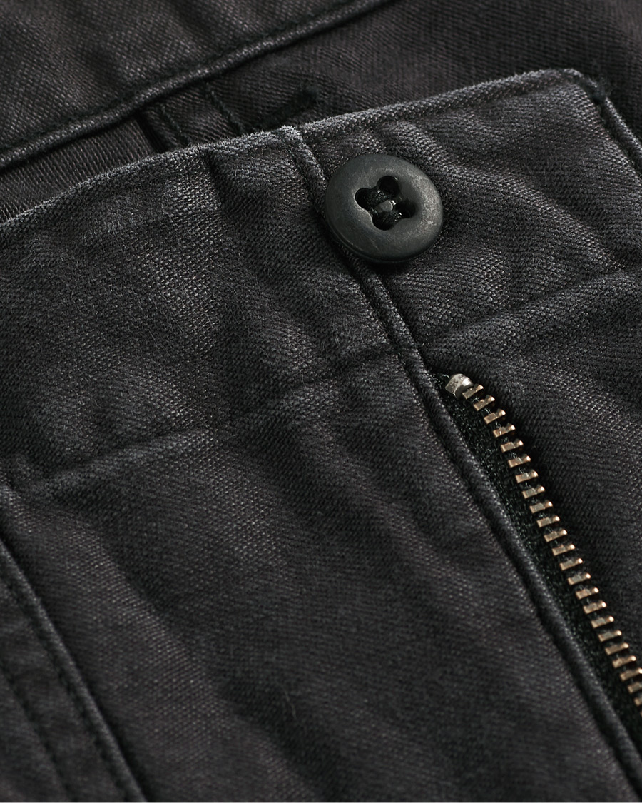 Herren | Hosen | orSlow | Slim Fit Original Sateen Fatigue Pants Black