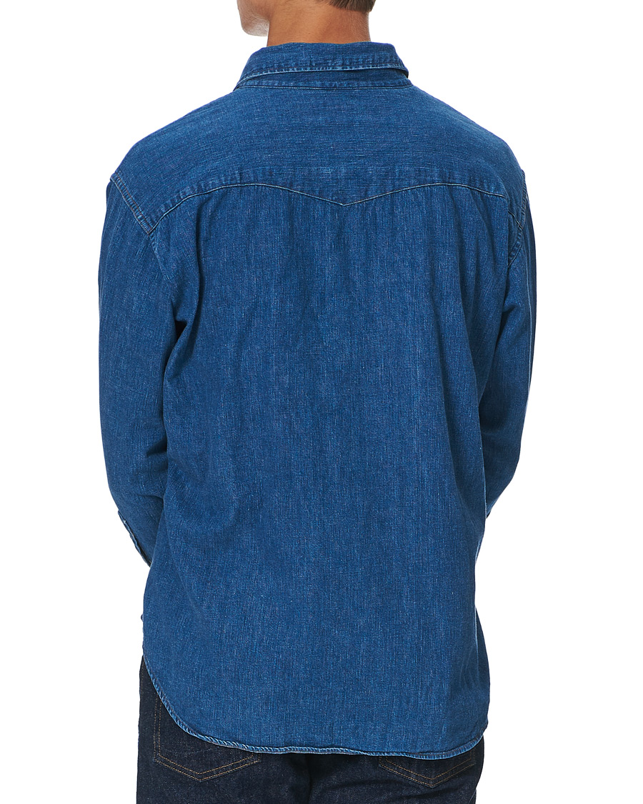 Herren | Hemden | orSlow | Denim Western Shirt Washed Indigo