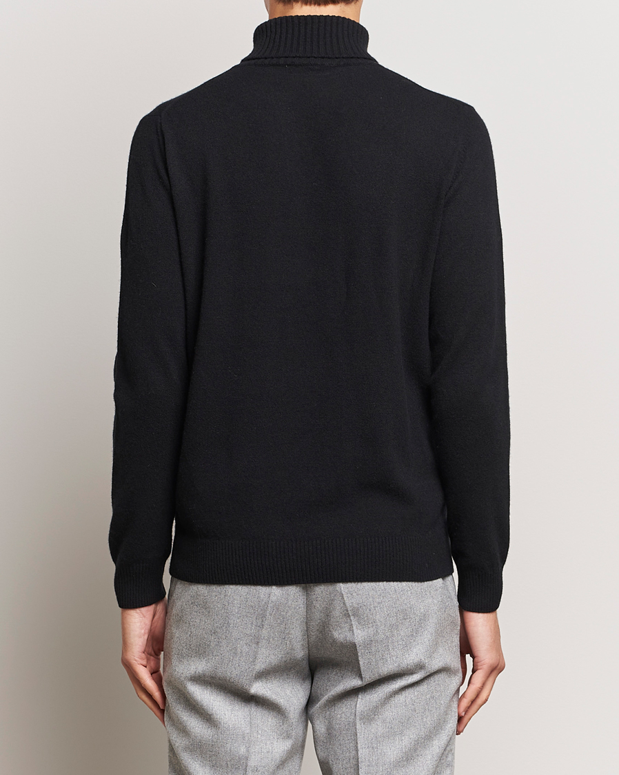 Herren | Pullover | Oscar Jacobson | Salim Wool/Cashmere Rollneck Black