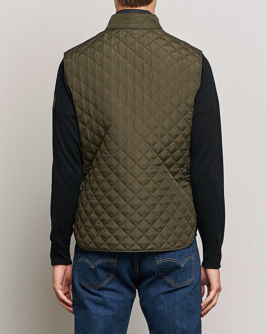 Herren | Westen | Belstaff | Waistcoat Quilted Faded Olive
