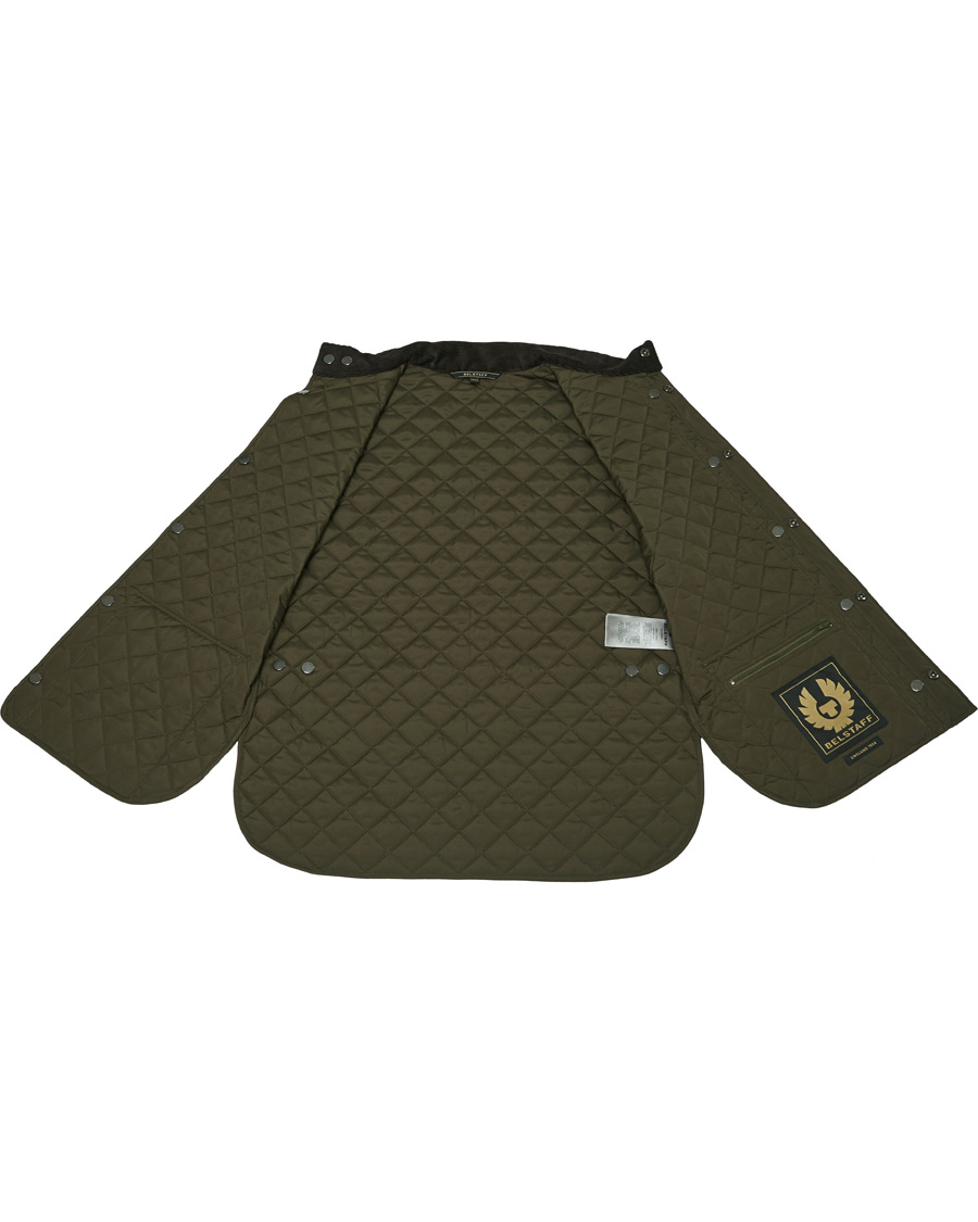 Herren | Westen | Belstaff | Waistcoat Quilted Faded Olive