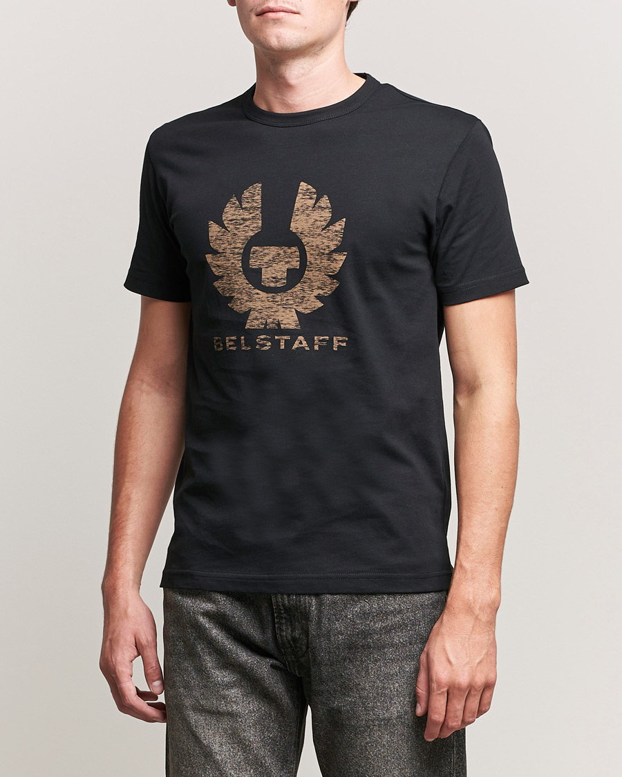 Herren | T-Shirts | Belstaff | Coteland Logo Crew Neck Tee Black