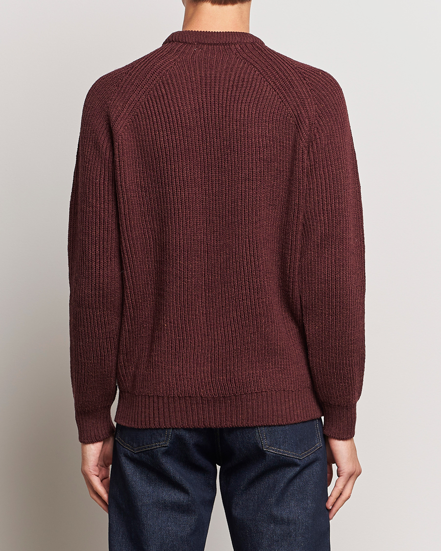 Herren | Pullover | Peregrine | Ford Knitted Wool Jumper Shiraz