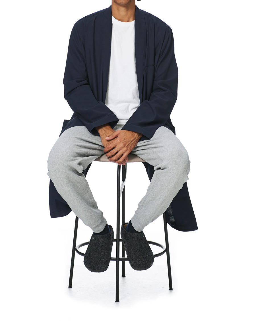 Herren | Schlafanzüge & Bademäntel | Sunspel | Cotton Robe Navy