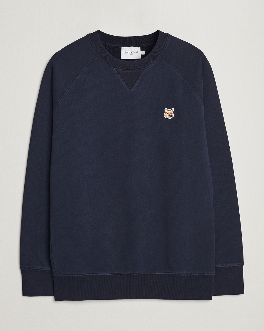 Herren | Pullover | Maison Kitsuné | Fox Head Sweatshirt Navy
