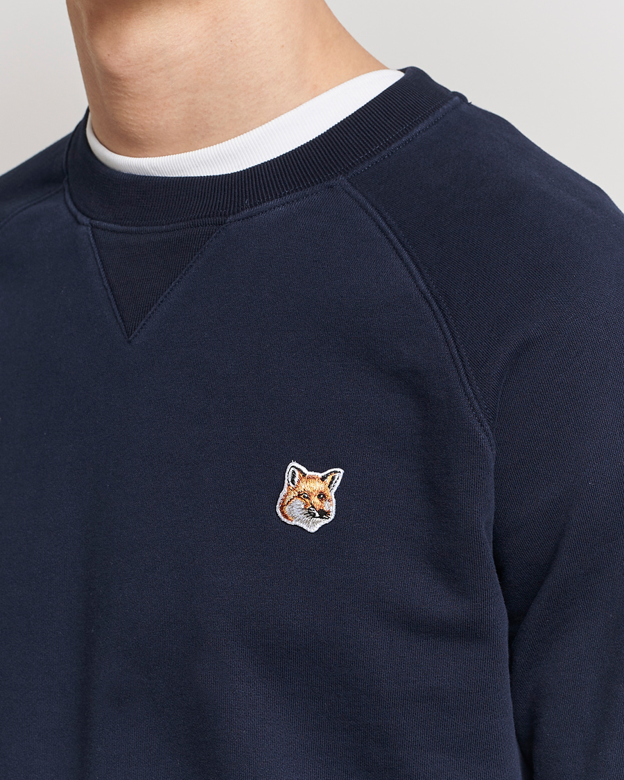 Herren | Pullover | Maison Kitsuné | Fox Head Sweatshirt Navy