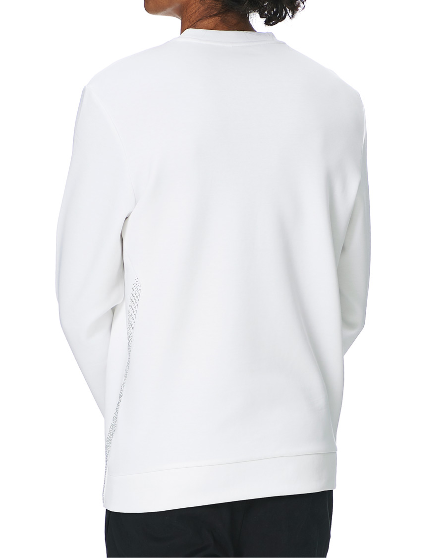 Herren | Pullover | BOSS GREEN | BOSS Athleisure Salbo Iconic Crew Neck Sweatashirt White