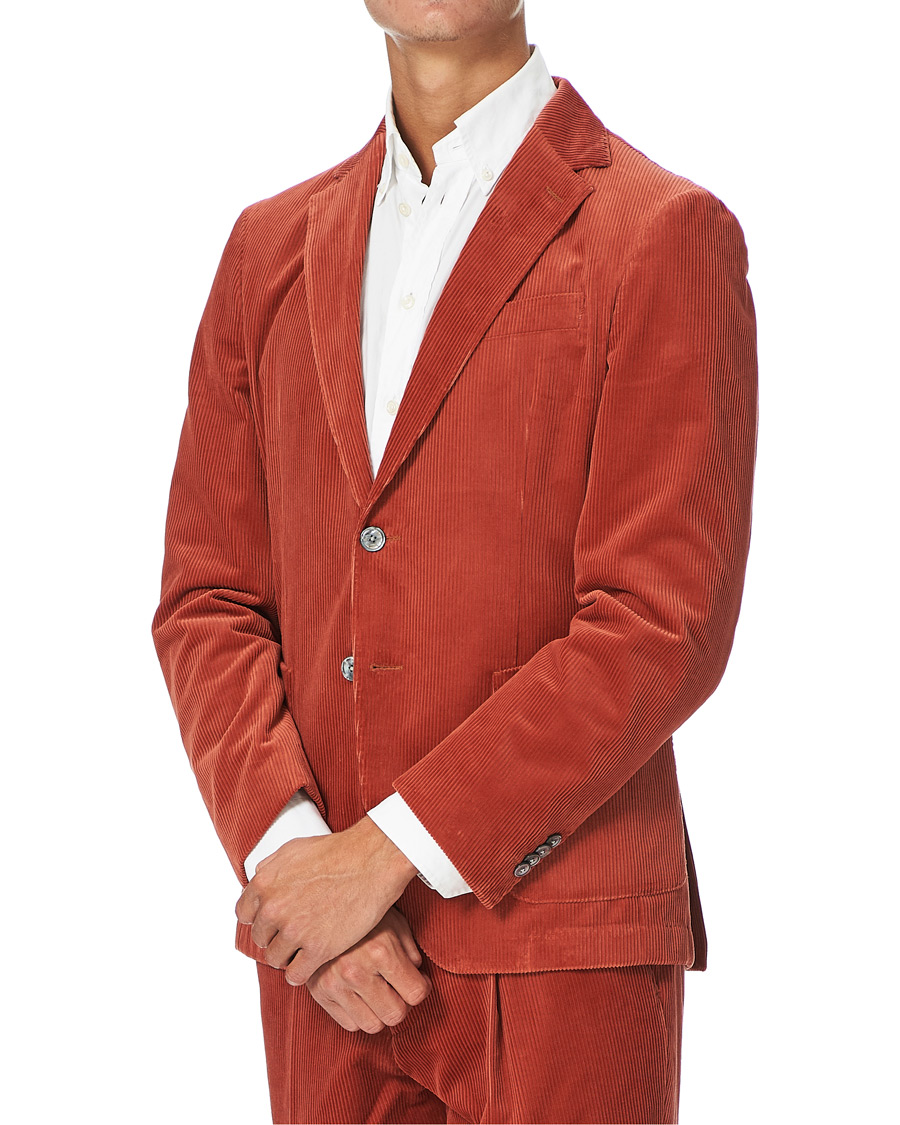 Herren | Sakkos | BOSS BLACK | BOSS Hanry Corduroy Patch Pocket Blazer Medium Red