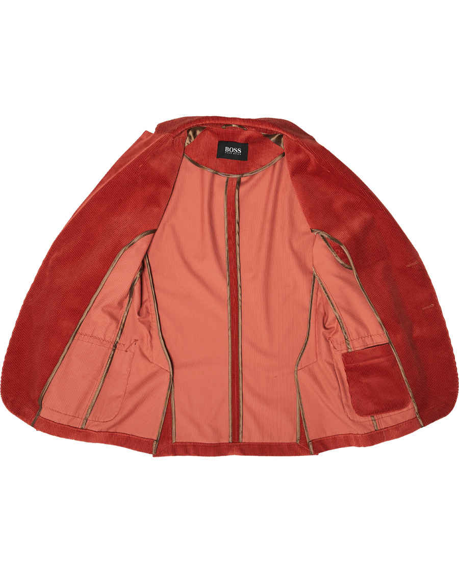 Herren | Sakkos | BOSS BLACK | BOSS Hanry Corduroy Patch Pocket Blazer Medium Red