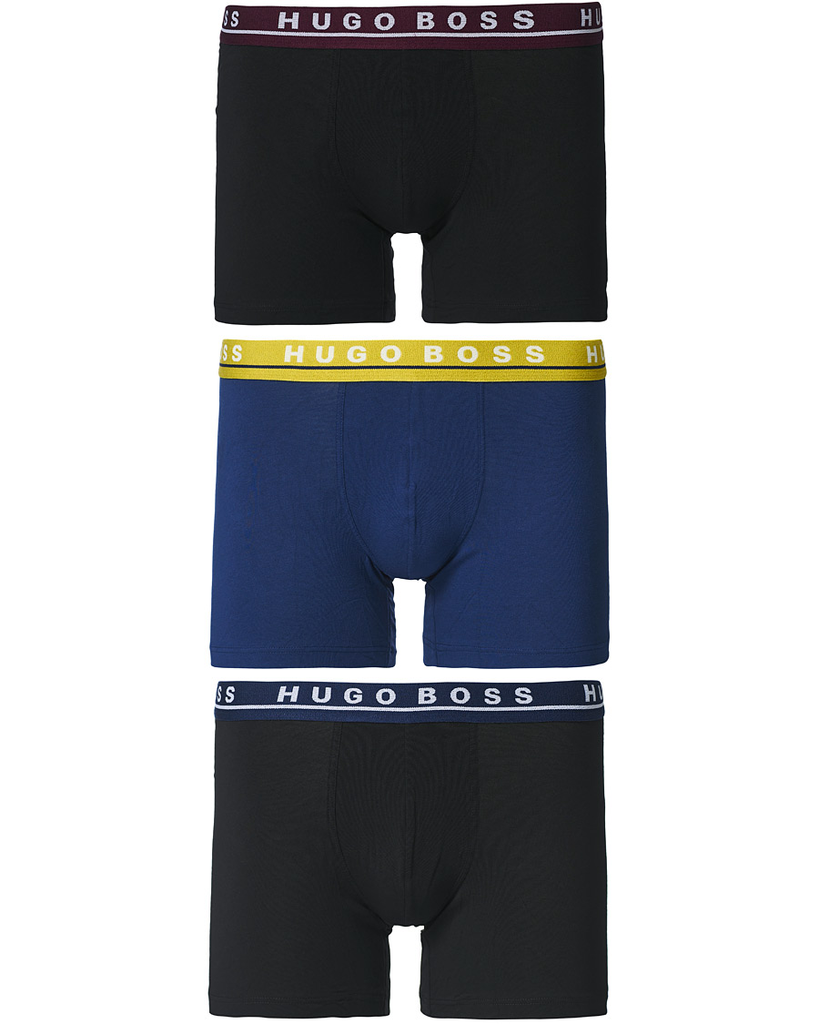 Herren | Unterwäsche | BOSS BLACK | BOSS 3-Pack Boxer Brief Black/Blue/Navy