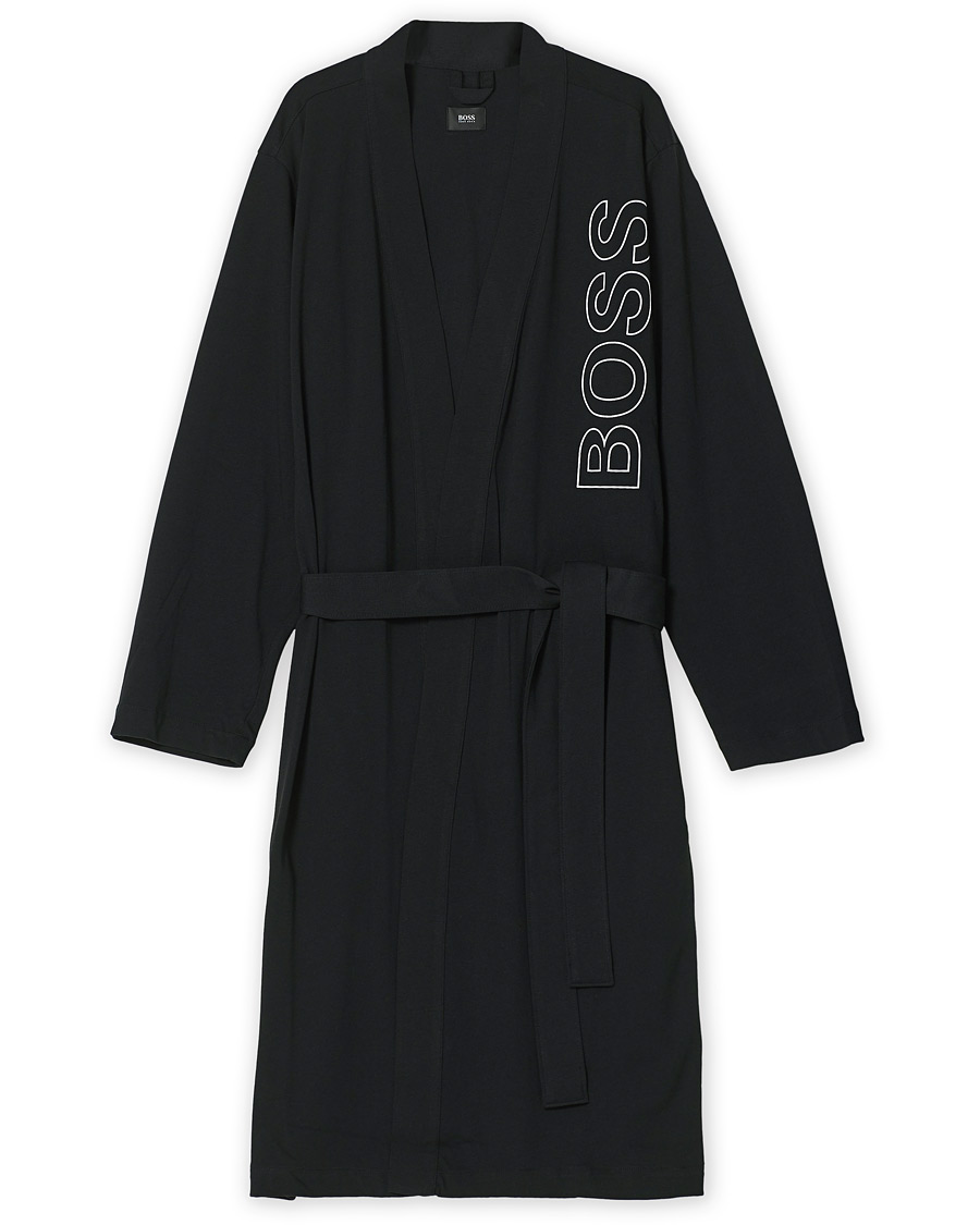 Herren | Schlafanzüge & Bademäntel | BOSS BLACK | BOSS Identity Kimono Black