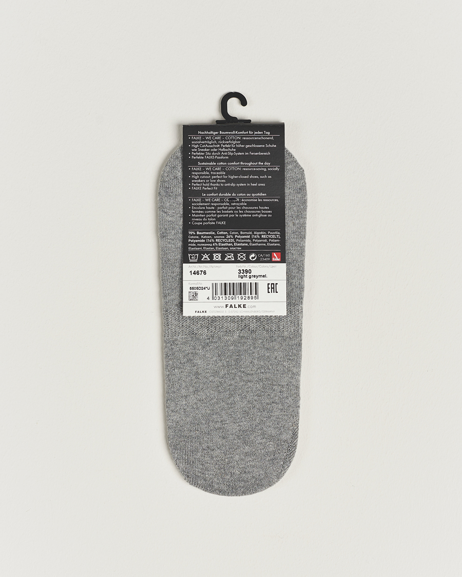Herren | Falke | Falke | Casual High Cut Sneaker Socks Light Grey Melange