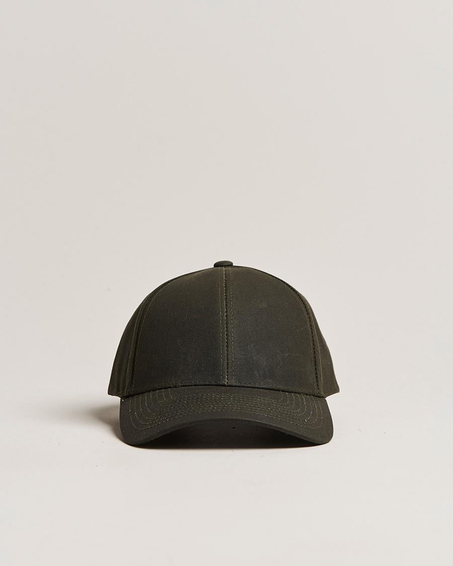 Herren | Varsity Headwear Oilskin Baseball Cap Ivy Green | Varsity Headwear | Oilskin Baseball Cap Ivy Green