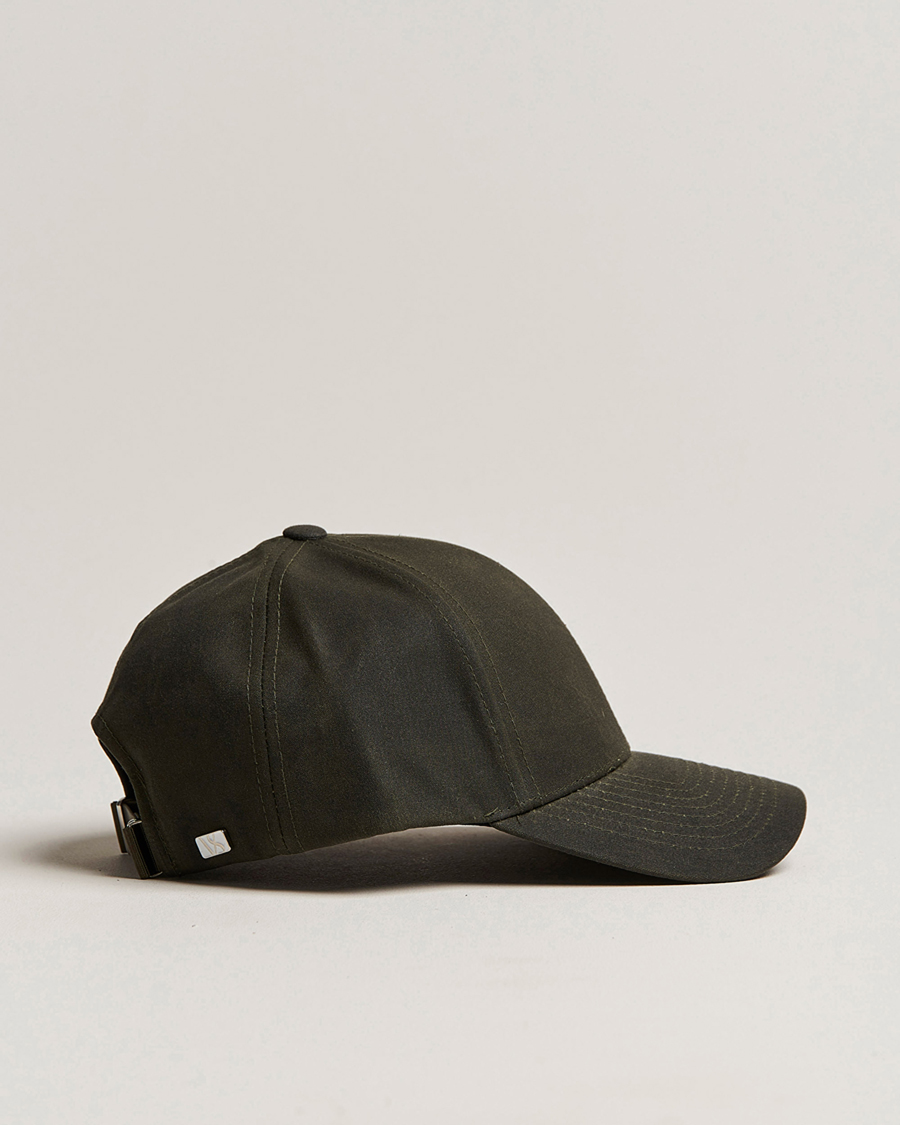 Herren | Varsity Headwear Oilskin Baseball Cap Ivy Green | Varsity Headwear | Oilskin Baseball Cap Ivy Green