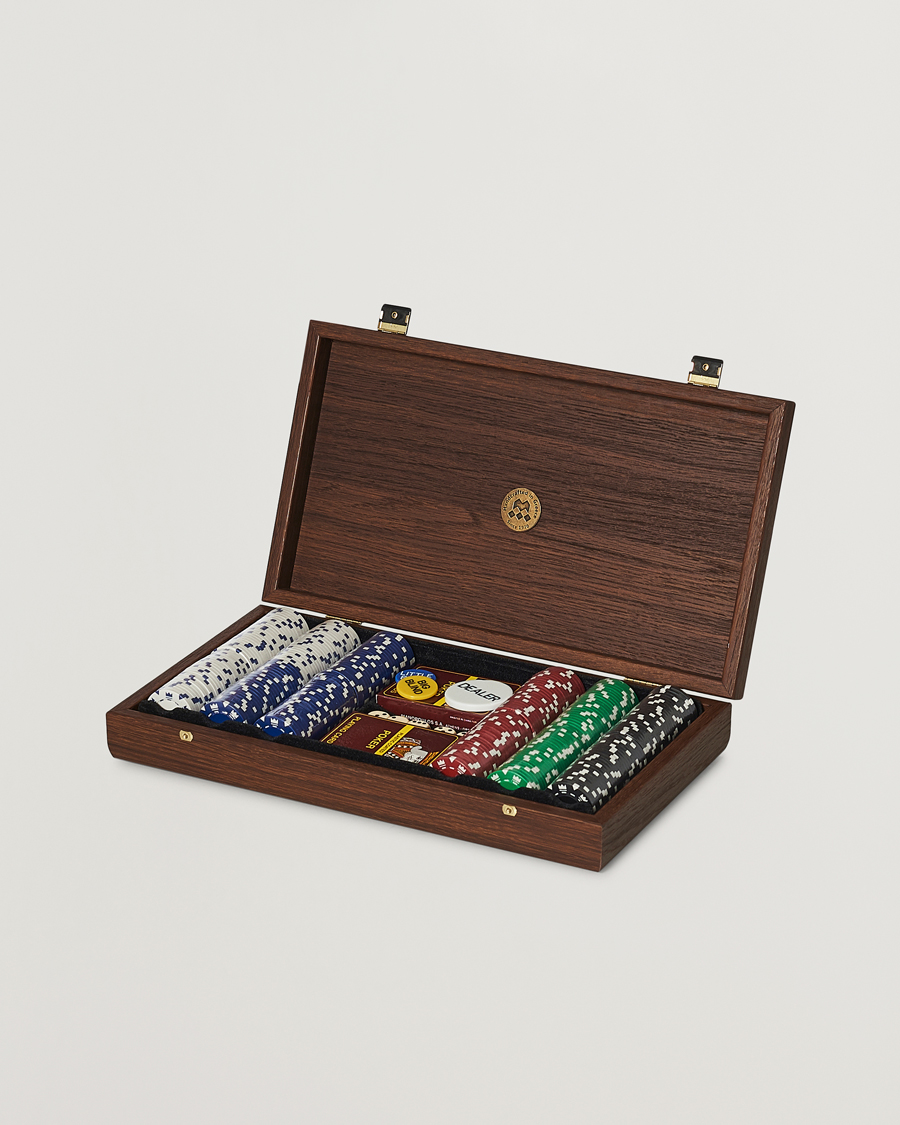 Herren | Spiel und Freizeit | Manopoulos | Walnut Burl Poker Case