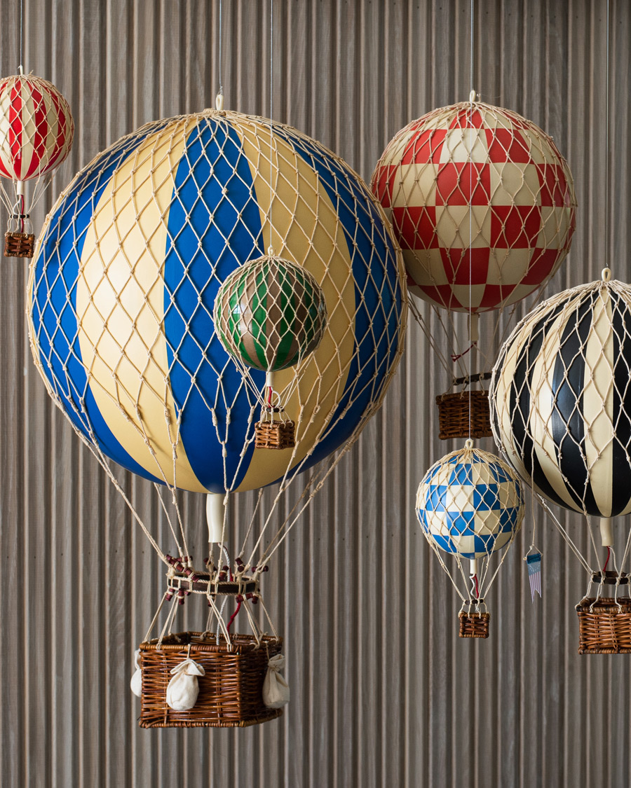 Herren |  | Authentic Models | Floating The Skies Balloon Check Blue