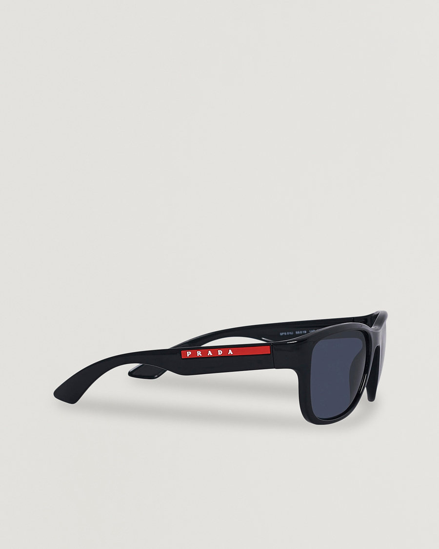 Herren | Prada Linea Rossa 0PS 01US Polarized Sunglasses Black | Prada Linea Rossa | 0PS 01US Polarized Sunglasses Black