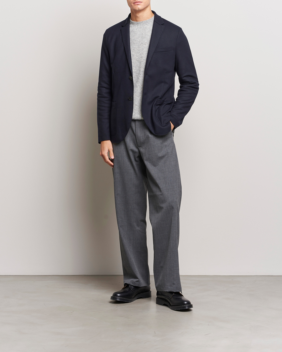 Herren | Sakkos | Harris Wharf London | Two Button Vented Superfine Merino Blazer Navy