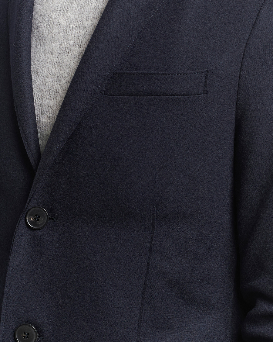 Herren | Sakkos | Harris Wharf London | Two Button Vented Superfine Merino Blazer Navy