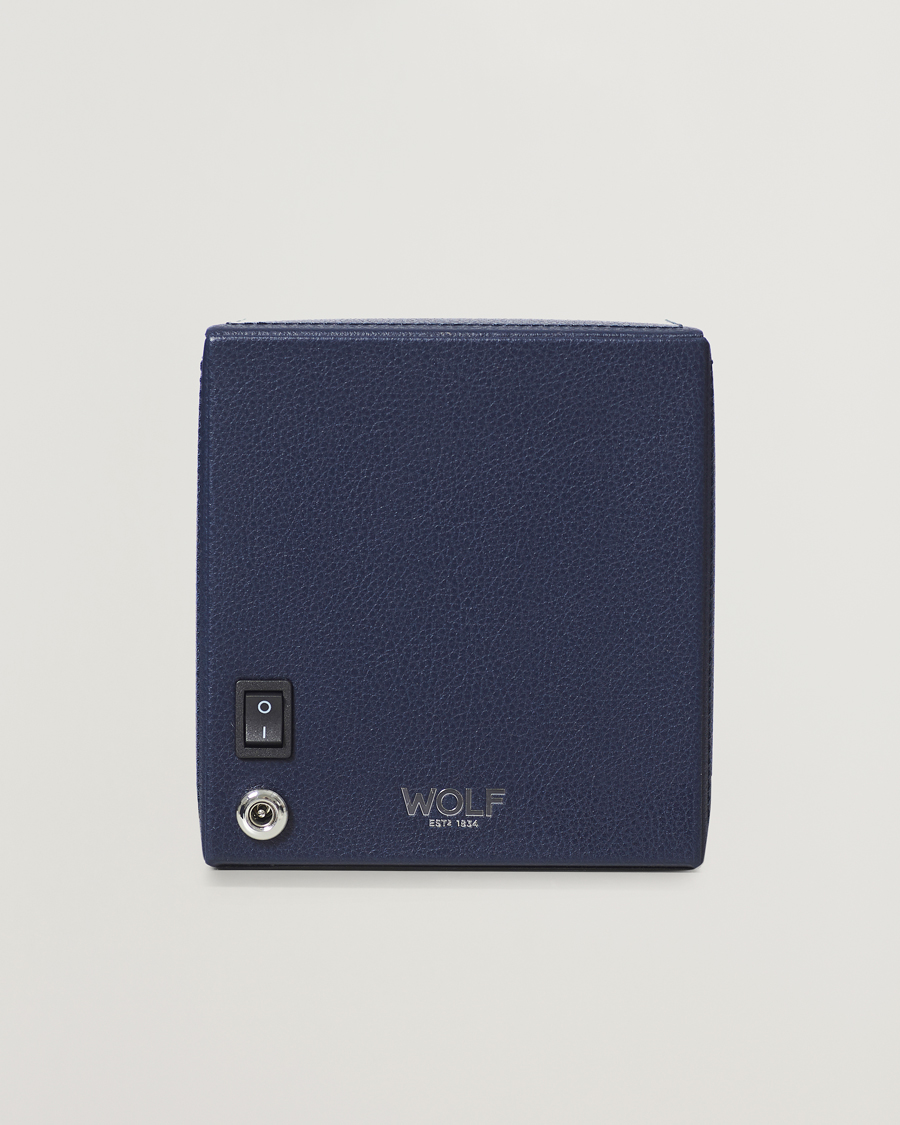 Herren | WOLF Cub Single Winder With Cover Navy | WOLF | Cub Single Winder With Cover Navy