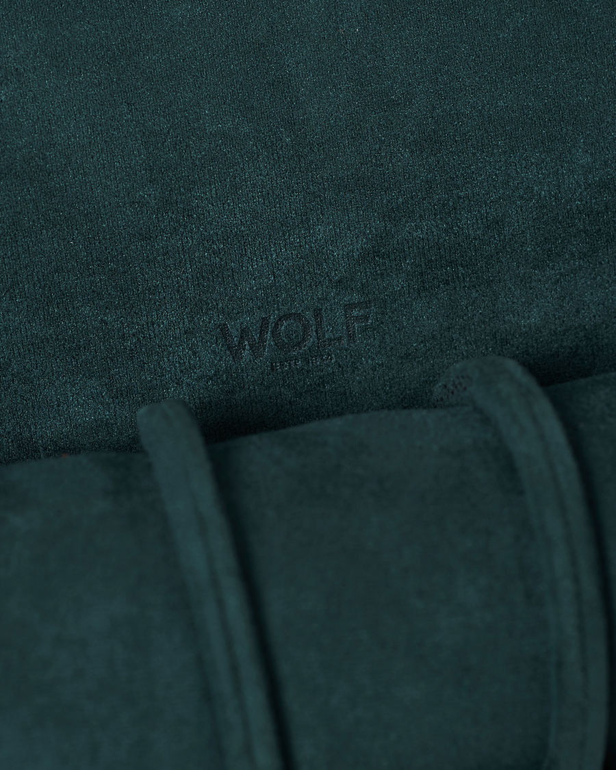 Herren | Uhren- und Schmuckkasten | WOLF | British Racing Green Triple Watch Roll