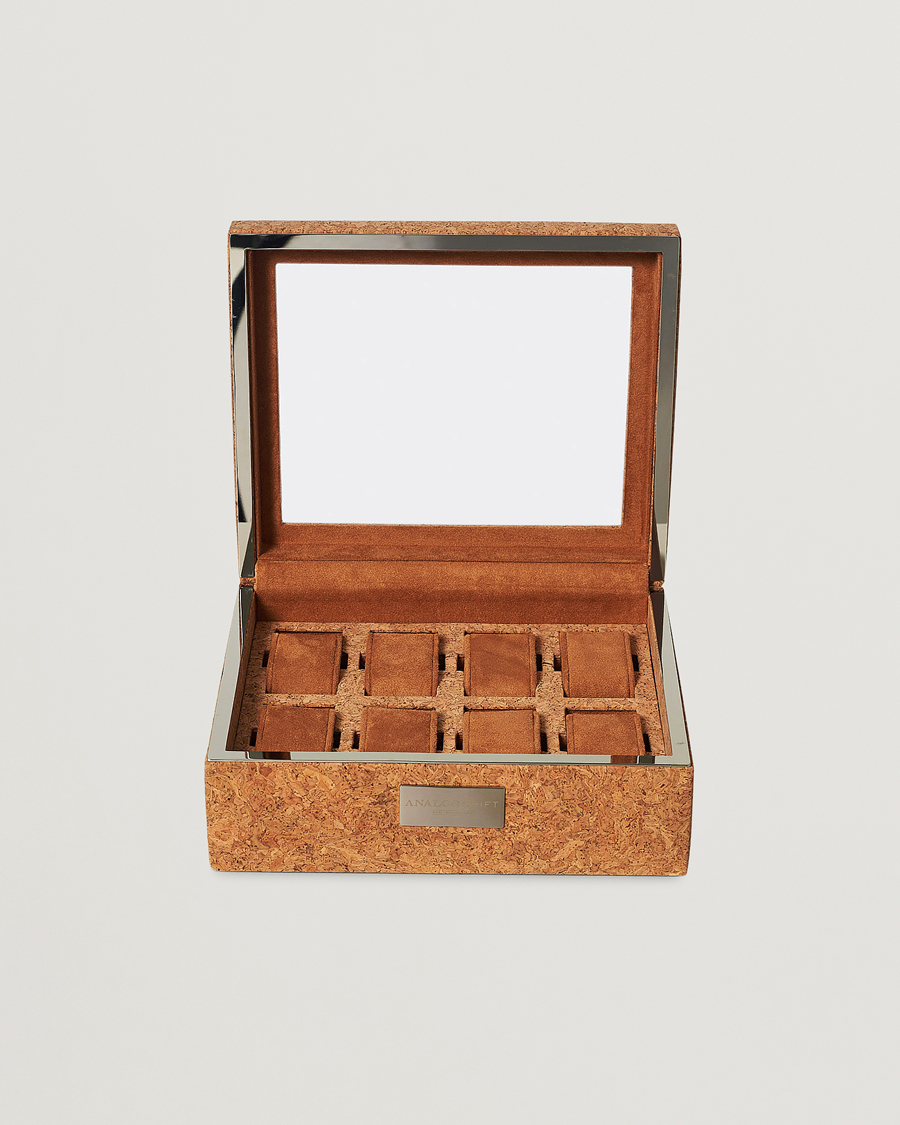 Herren | WOLF Analog/Shift 1976 8 Piece Watch Box Cork | WOLF | Analog/Shift 1976 8 Piece Watch Box Cork