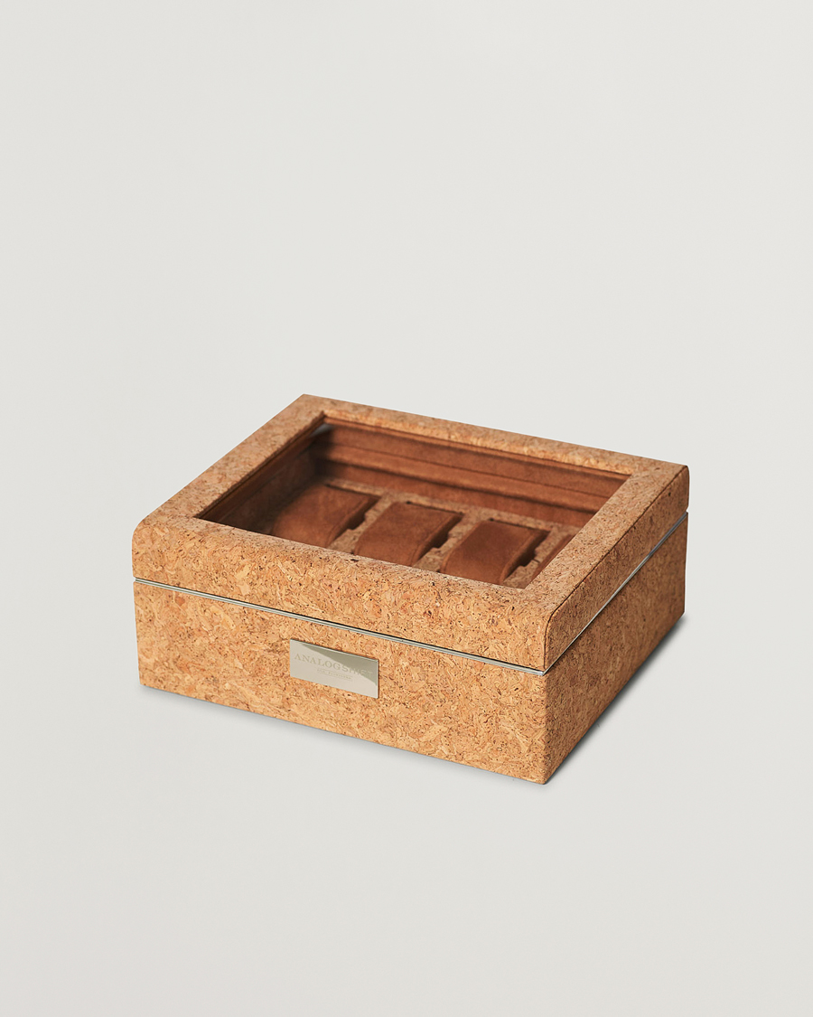 Herren | WOLF Analog/Shift 1976 8 Piece Watch Box Cork | WOLF | Analog/Shift 1976 8 Piece Watch Box Cork