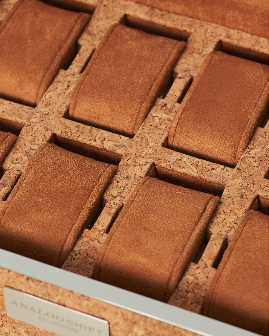 Herren | WOLF Analog/Shift 1976 8 Piece Watch Box Cork | WOLF | Analog/Shift 1976 8 Piece Watch Box Cork